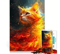 Rompecabezas Ember Feline para Adolescentes, 1000 Piezas, Juguete para ejercitar la Mente, fácil y Divertido de armar, Regalo Ideal 50x75cm
