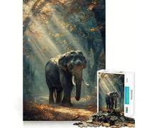 Rompecabezas Encuentro en la Jungla para Adolescentes, 1000 Piezas, Juguete Inteligente, Tiempo Libre, Corte preciso, Regalo de Temporada 38x52cm