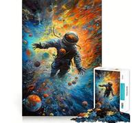 Rompecabezas Engullido por el Universo de 1000 Piezas para Adultos Juguete para desarrollar la Habilidad y la Calma Corte preciso Regalo conmovedor 38x52cm