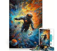 Rompecabezas Engullido por el Universo para Adultos, 1000 Piezas, para estimular la Memoria, Momentos acogedores, Montaje de Patrones, Lista de Deseos de Santa Claus 50x75cm