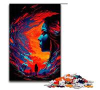 Rompecabezas Espacial Colorido para Adultos desafiantes Piezas para Disfrutar en Familia para una Noche de Juegos Manualidades Decorativas 1000 Piezas (75 x 50 cm)