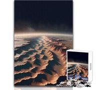 Rompecabezas Espacial del Planeta Marte para Adolescentes, 1000 Piezas, resolución de Problemas, Educativo, Divertido, Maravilloso y reflexivo, opción de Regalo, tamaño 38x26cm