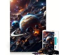 Rompecabezas Espacial difícil para Adultos, 1000 Piezas, Rompecabezas Mental, Relajante, Arte, Montaje, (38x26cm)