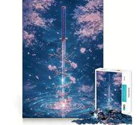 Rompecabezas Espada de la Primavera Sagrada para Adultos, 1000 Piezas, Juguete Inteligente, Vínculo Familiar, Corte preciso, Regalo de Temporada 50x75cm
