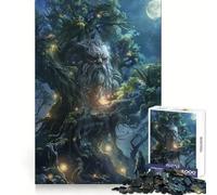 Rompecabezas Espíritu del Árbol Ancestral de 1000 Piezas para Adolescentes un desafío Mental, Entretenimiento Relajado, Ajuste (38x26cm)