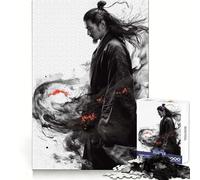 Rompecabezas Espíritu Samurai para Adolescentes, 1000 Piezas, Mejora la Memoria, Momentos de Serenidad, Corte Premium, Regalo de Cumpleaños (38x26cm)