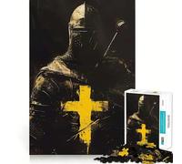 Rompecabezas Espiritual Amarillo neón de 1000 Piezas para Adultos, Juguete para ejercitar la Mente, Alivio del estrés, diseño para armar, Regalo Elegante 50x75cm