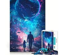 Rompecabezas Estás Conmigo de 1000 Piezas Diversión para estimular la concentración Tecnología Avanzada de Corte láser Ideal para Viajar Juego Mental (38x26cm)