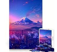 Rompecabezas estético Tokio al Atardecer, 1000 Piezas para Adolescentes Juguete para ejercitar la Mente, Relajante y Divertido Diseño para armar 38x26cm
