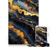 Rompecabezas estéticos Black Gold para Adultos, 1000 Piezas Concentración, Habilidad, diversión sin estrés, encajan Perfectamente Ideal para Navidad (50x75cm)