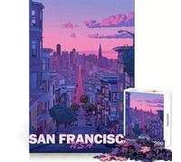 Rompecabezas estéticos de San Francisco para Adultos, 1000 Piezas, para ejercitar la Mente y relajarla, con Bordes precisos, de la colección Art Collection (50x75cm)