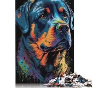 Rompecabezas Estilo Rottweiler 2 para Adultos, 1000 Piezas, de Papel, Juego Educativo, Juguete de desafío, 38 x 26 cm (1000 Piezas)