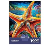 Rompecabezas Estrella de mar 1000 Piezas para Adultos Y Niños - DIY Puzzle Entretenimiento Creativo Y Desafío Relajante 52x38cm/1000pcs
