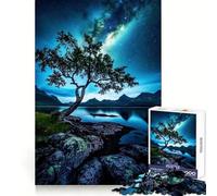 Rompecabezas Estrellas sobre el Lago, 1000 Piezas, para Adultos, Ideal para ejercitar la Mente, Relajarse y Disfrutar del Arte Regalo Memorable 38x26cm