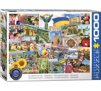 Rompecabezas Eurographics Globetrotter Ucrania De 1000 Piezas 680Mm X 480Mm