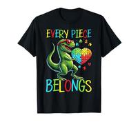 Rompecabezas Every Piece Belongs Dinosaur Autism Fighter Camiseta