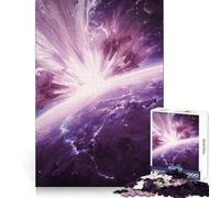 Rompecabezas Explosión Cósmica Púrpura para Adolescentes, 1000 Piezas, Juguete Intelectual, Escape de la Calma, Corte de Calidad, Regalo de Temporada (38x26cm)
