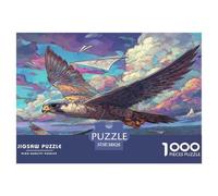 Rompecabezas Falcón peregrino Vida Silvestre Puzzle De 1000 Piezas Adultos - Regalo, Juego Familiar, Decoración del Hogar 38x26cm/1000pcs