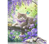 Rompecabezas Familiar de Papel Rectangular Scottish Fold, Ideal para niños y Adultos a Partir de 12 años, 1000 Piezas (75 x 50 cm)