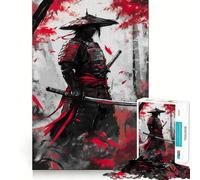 Rompecabezas Fantasma Rojo de 1000 Piezas para Adultos y Adolescentes Juguete de Habilidad, Relajante y Divertido Bordes Ajustados Regalo Ideal para Festivales (38x26cm)