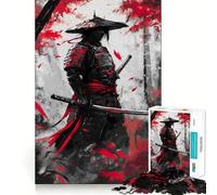 Rompecabezas Fantasma Rojo para Adultos, 1000 Piezas, Juguete de Lógica, Alivio del Estrés, Corte de Precisión, Regalo para Festivales (50x75cm)