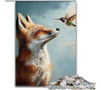 Rompecabezas Fantasy Fox para Adultos de 1000 Piezas Juego desafiante para Toda la Familia con póster a Juego y Hoja de Trivia (50x75cm)