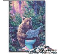Rompecabezas Fantasy Grizzlies de 1000 Piezas para Adolescentes, un Juego desafiante y Familiar Que interactúa Entre Padres e Hijos (26x38cm)