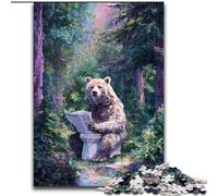 Rompecabezas Fantasy Grizzlies de 1000 Piezas para Adultos y Adolescentes Interacción Entre Padres e Hijos para Reducir el estrés (26x38cm)