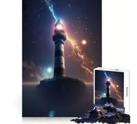 Rompecabezas Faro Espacial para Adolescentes, 1000 Piezas, Juguete Mental, Escapada de Calma, Bordes Precisos, Regalo Increíble (38x26cm)