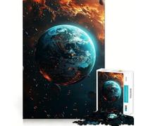 Rompecabezas Felicidad del Espacio Exterior para Adultos, 1000 Piezas, fortalece la Memoria, vínculo Familiar, Bordes limpios, Regalo de cumpleaños (50x75cm)