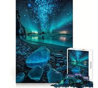 Rompecabezas Felicidad Nocturna de 1000 Piezas para Adultos Juguete cognitivo para Fortalecer los Lazos afectivos Ideal para armar Artículo de Santa Claus (38x52cm)