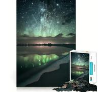 Rompecabezas Felicidad Nocturna para Adultos, 1000 Piezas, con Efecto Memoria, fácil de armar, Ideal para el Ocio y como Regalo artístico (38x52cm)
