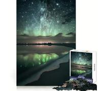 Rompecabezas Felicidad Nocturna para Adultos, 1000 Piezas, fortalece la Memoria, pasatiempo para el hogar, Bordes limpios, Regalo Elegante (38x26cm)