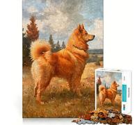 Rompecabezas finlandeses Spitz Vintage para Adultos,1000 Piezas,Juego Think Boost,Estructura de Encaje precisa,fácil de Aprender,diversión para Toda la Familia (50x75cm)