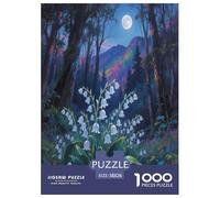 Rompecabezas Flor del Lirio del Valle Puzzle Regalo para Niños Rompecabezas De Artee Convallaria Juego Familiar Puzzle De 1000 Piezas Puzzle Adultos Y Niños 38x26cm/1000pcs