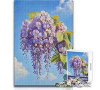 Rompecabezas Florecer en Wisteria para Adultos, 1000 Piezas, Actividad educativa, Ocasiones Festivas, tamaño 38x52cm