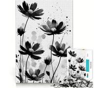 Rompecabezas Flores de Sombra de 1000 Piezas para Adolescentes Juguete para desarrollar la lógica, Ligero y Relajante Corte preciso Regalo clásico 38x26cm