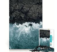 Rompecabezas fotográfico de Paisaje oceánico para Adultos, 1000 Piezas, sólido, de lógica, Simple, Divertido, Corte de precisión, (38x26cm)