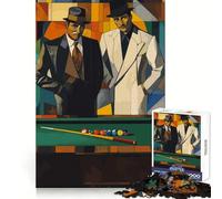 Rompecabezas fotográficos de Sala de Billar para Adolescentes, 1000 Piezas, Wise Think Toy Gentle Leisure Tight Cut Santa Wish List (38x52cm)