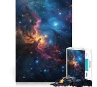 Rompecabezas Fractal Espacial difícil para Adultos, 1000 Piezas, Mejora la Memoria, relaja la Mente, Bordes Afilados, Regalo Elegante (38x52cm)