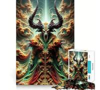 Rompecabezas Fractal Guardian de 1000 Piezas para Adolescentes Juguete Que desafía la Mente Pasatiempo Relajante Corte preciso Un Regalo Encantador 38x52cm