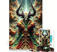 Rompecabezas Fractal Guardian para Adolescentes, 1000 Piezas, Juguete para ejercitar la Mente, fácil y Divertido, Ideal para armar Un Regalo entrañable 38x26cm