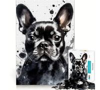 Rompecabezas Frenchi para Adultos de 1000 Piezas Pintado con Acuarelas Juego Mental Divertido con tecnología Avanzada de Corte láser Un desafío entretenido para Pasar el Tiempo (38x52cm)
