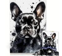 Rompecabezas Frenchi Pintados con Acuarelas para Adultos, 1000 Piezas, diversión Intelectual, pasatiempo Tranquilo, Corte preciso, (38x26cm)
