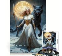 Rompecabezas Freya de la Diosa del Norte, 1000 Piezas para Adultos, Juguete cognitivo, Tiempo de unión, patrón de ensamblaje, artículo de Deseo de Papá Noel (38x26cm)