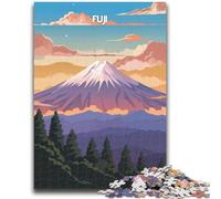Rompecabezas Fujis Tranquil Dawn de 1000 Piezas para Adultos y Adolescentes Juguete Educativo, antiestrés y decoración de Pared (38x26cm)