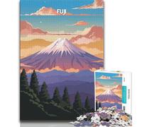 Rompecabezas Fujis Tranquil Dawn para Adultos, 1000 Piezas, Juego Familiar, antiestrés, desafío difícil, colección de Artistas, Bellas Artes, 38x52cm
