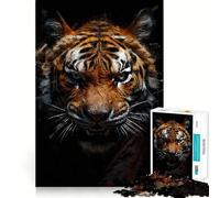 Rompecabezas Furia en Las Sombras de 1000 Piezas para Adultos Juguete Intelectual para calmar y Relajarse Corte preciso Artículo de Santa Claus (38x26cm)