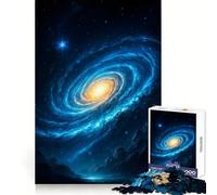 Rompecabezas Galaxia arremolinada con Estrellas y nebulosas para Adolescentes, 1000 Piezas, Juguete de lógica, diversión Relajante, Bordes Suaves, Regalo de cumpleaños 38x26cm
