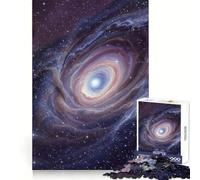 Rompecabezas Galaxia arremolinada con Fondo Estrellado, 1000 Piezas para Adultos Juguete Inteligente para Jugar en Interiores Corte preciso Un Regalo Encantador 38x52cm